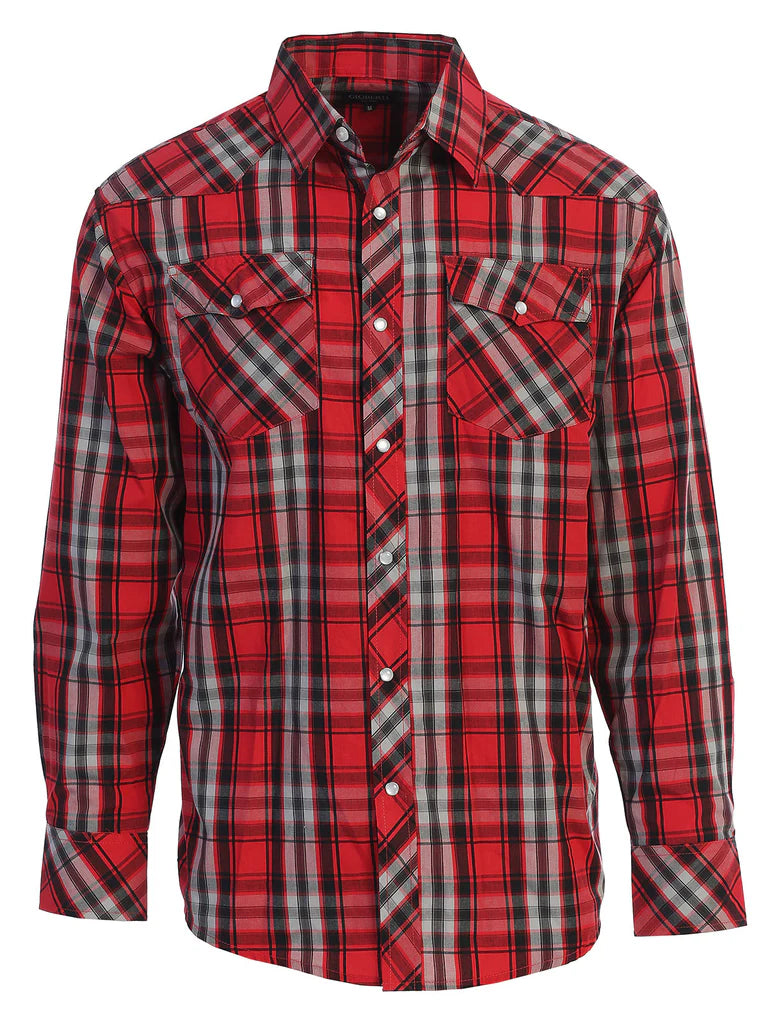 LS-92W Men's Western Pearl Snap Shirt Part-A