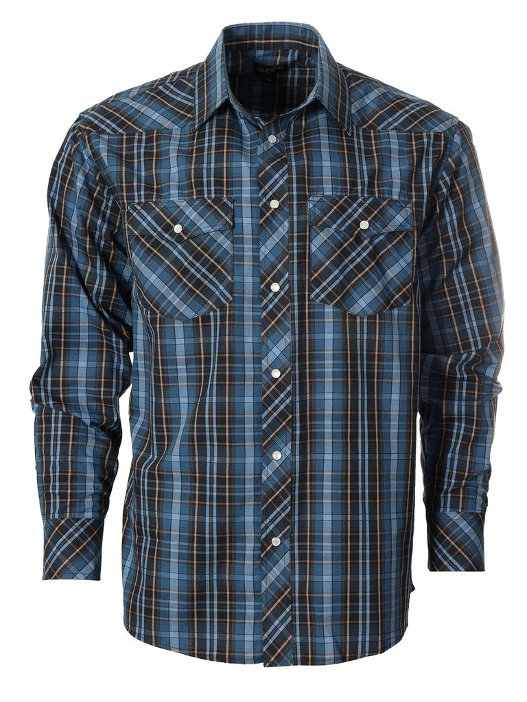LS-92W Men's Western Pearl Snap Shirt Part-A