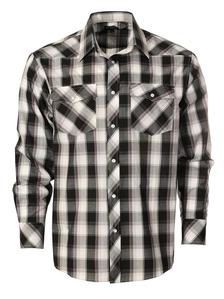 LS-92W Men's Western Pearl Snap Shirt