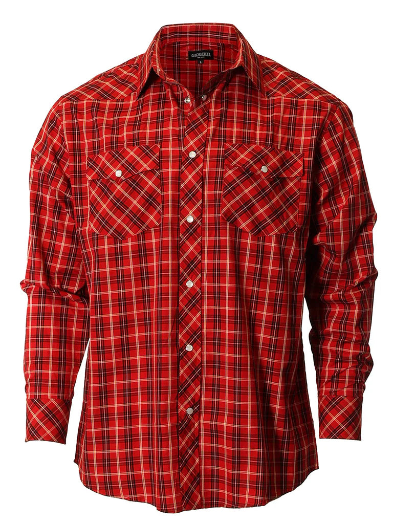 LS-92W Men's Western Pearl Snap Shirt