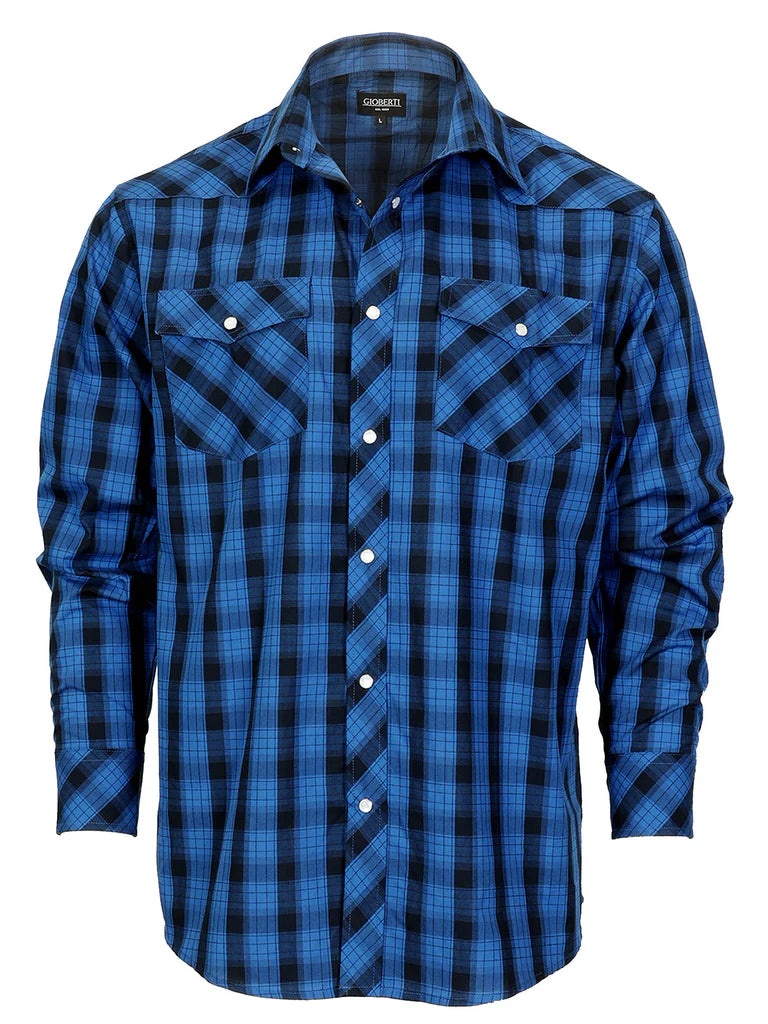 LS-92W Men's Western Pearl Snap Shirt