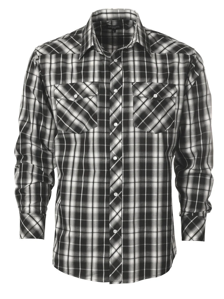 LS-92W Men's Western Pearl Snap Shirt