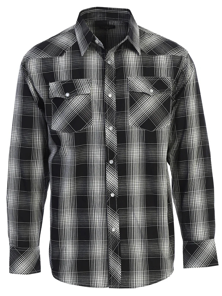 LS-92W Men's Western Pearl Snap Shirt