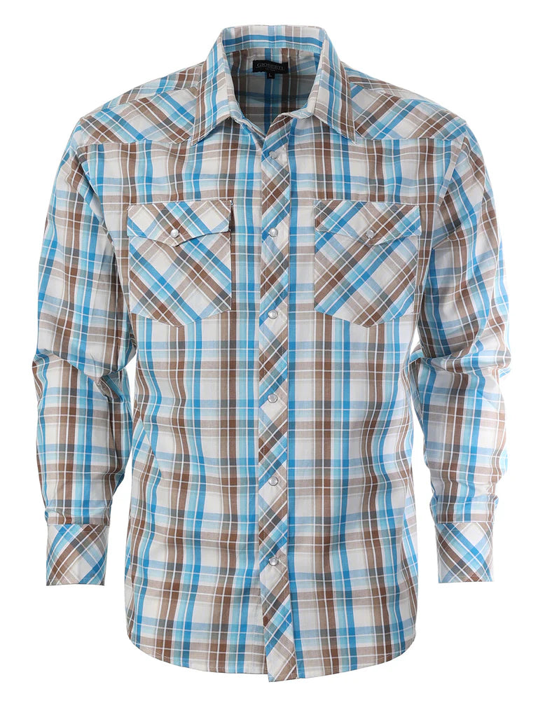 LS-92W Men's Western Pearl Snap Shirt