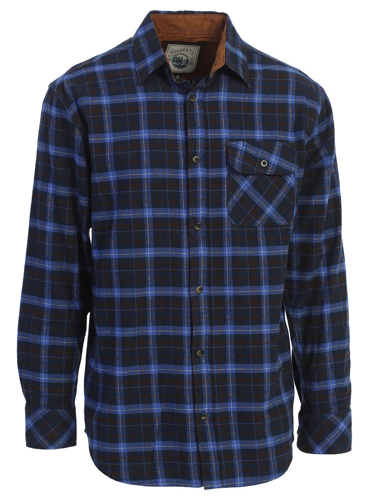 LS-94FC Men's Flannel w/ Corduroy Contrast Part-B