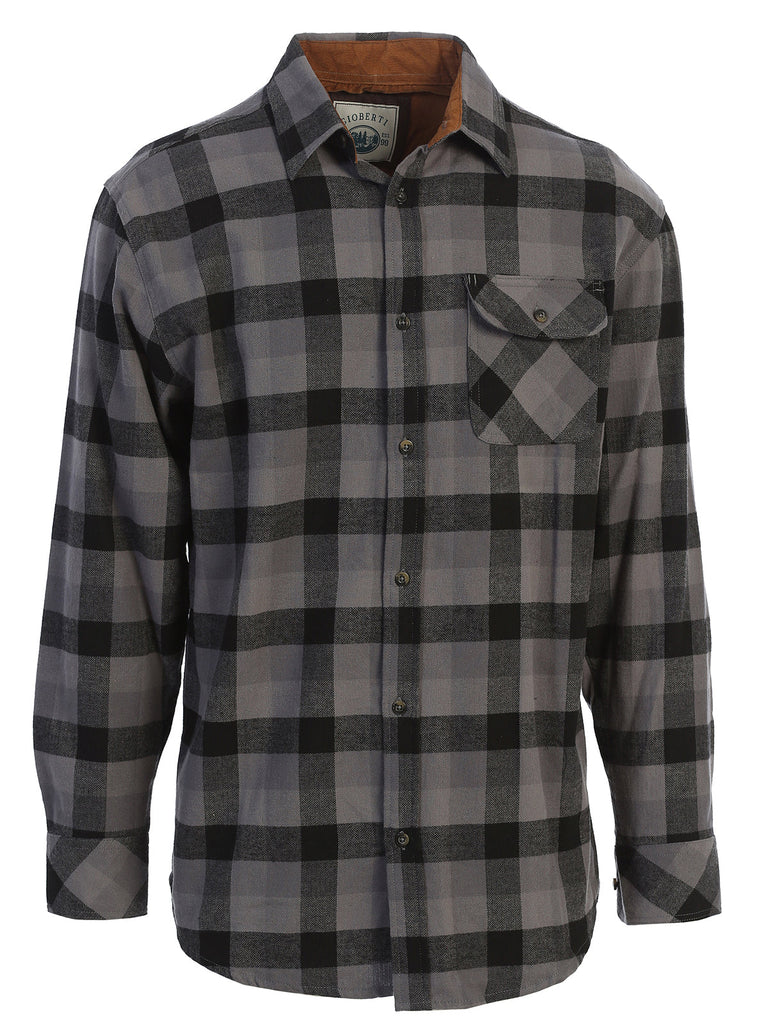 LS-94FC Men's Flannel w/ Corduroy Contrast Part-B