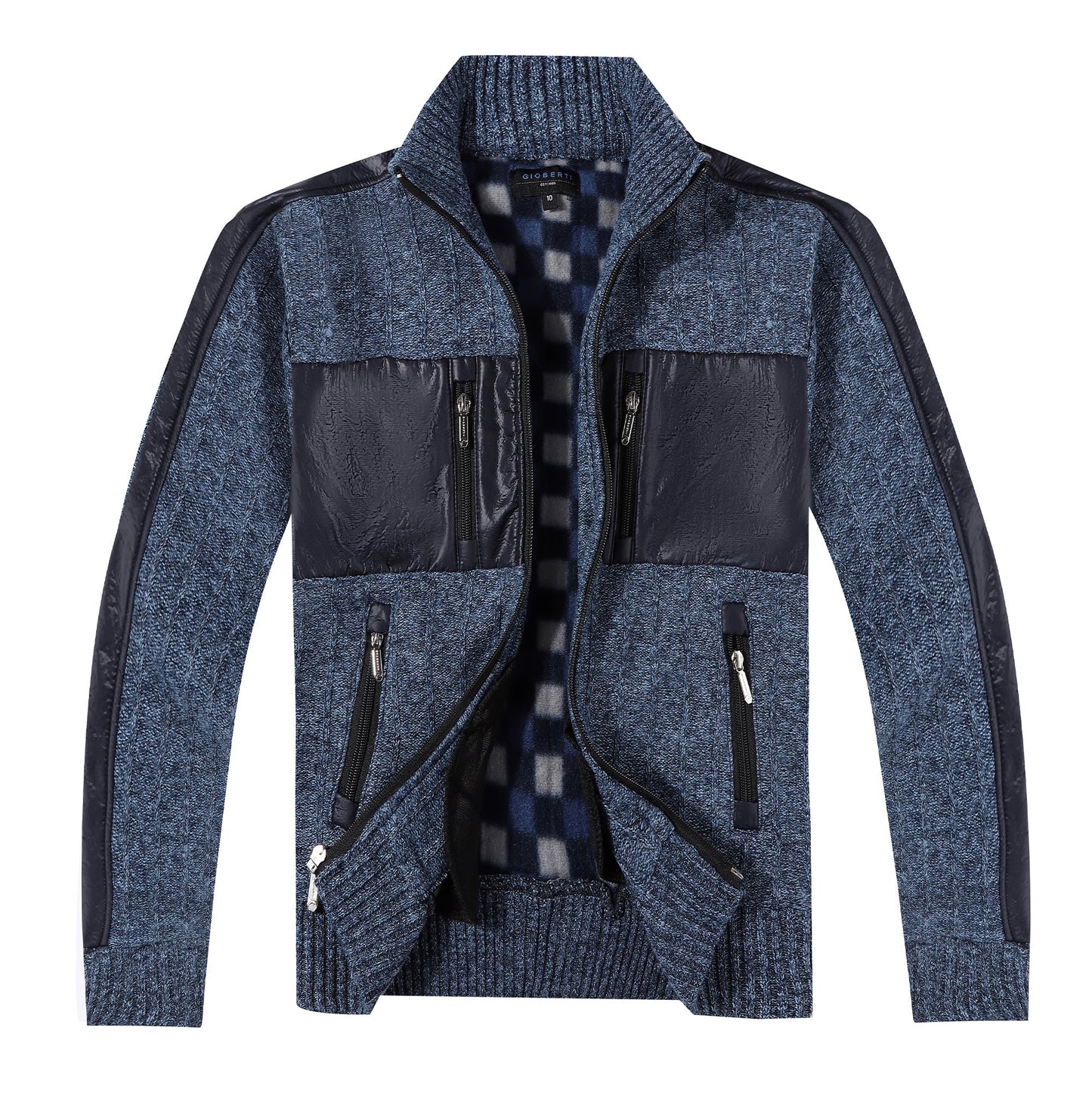 SW-814 FULL ZIP CARDIGAN SWEATER - 4 COLORS - SIZE 4-18