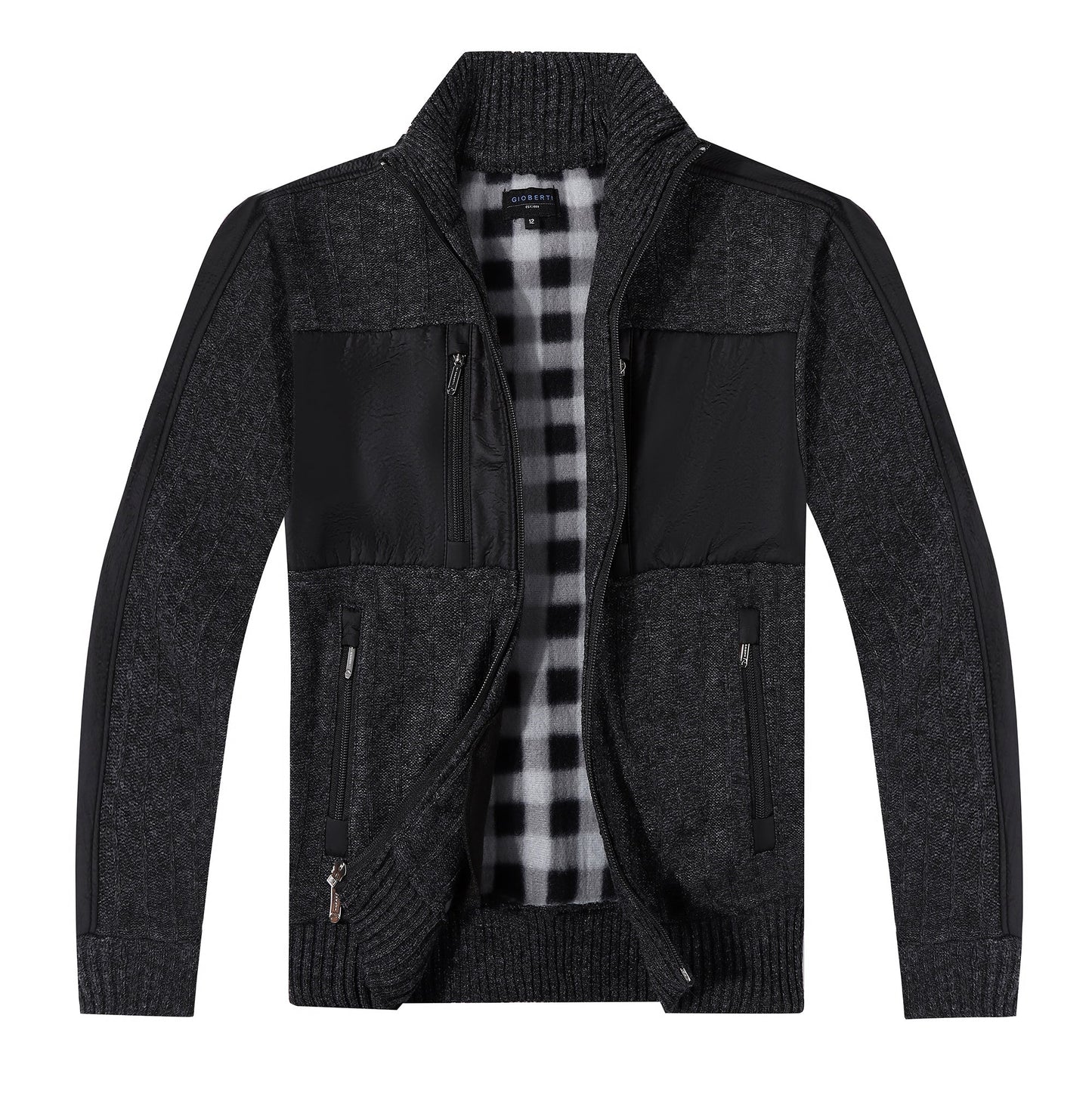 SW-814 FULL ZIP CARDIGAN SWEATER - 4 COLORS - SIZE 4-18