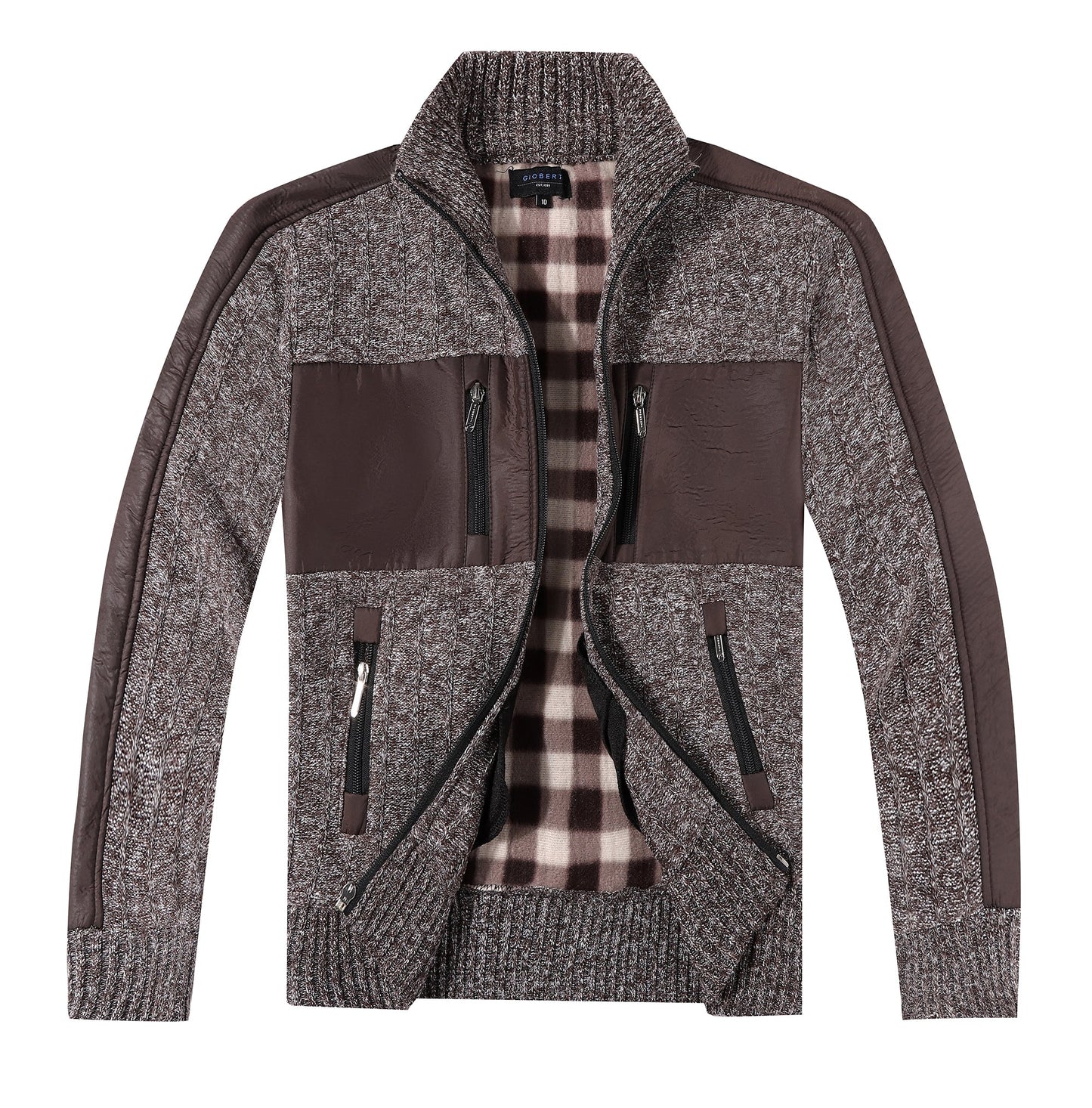 SW-814 FULL ZIP CARDIGAN SWEATER - 4 COLORS - SIZE 4-18