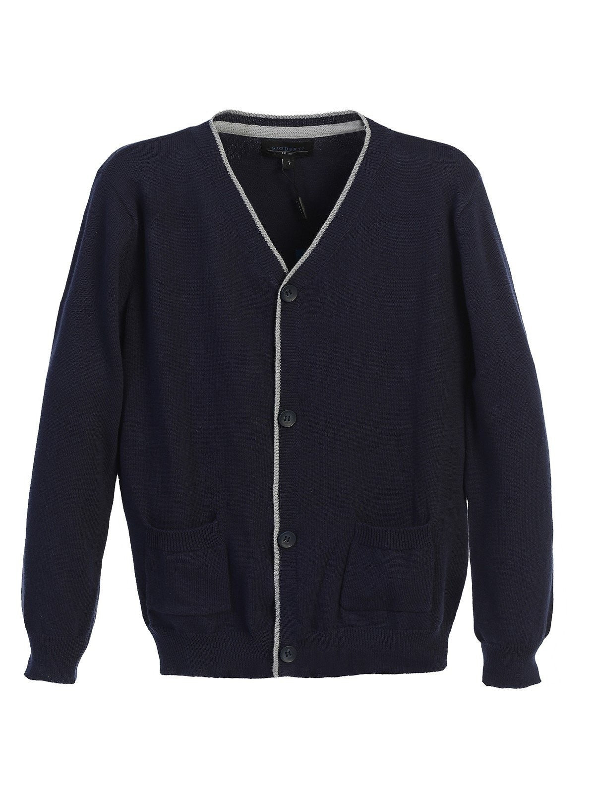 SW-4 CARDIGAN KNITTED SWEATER - 3 COLORS - SIZE 2-18