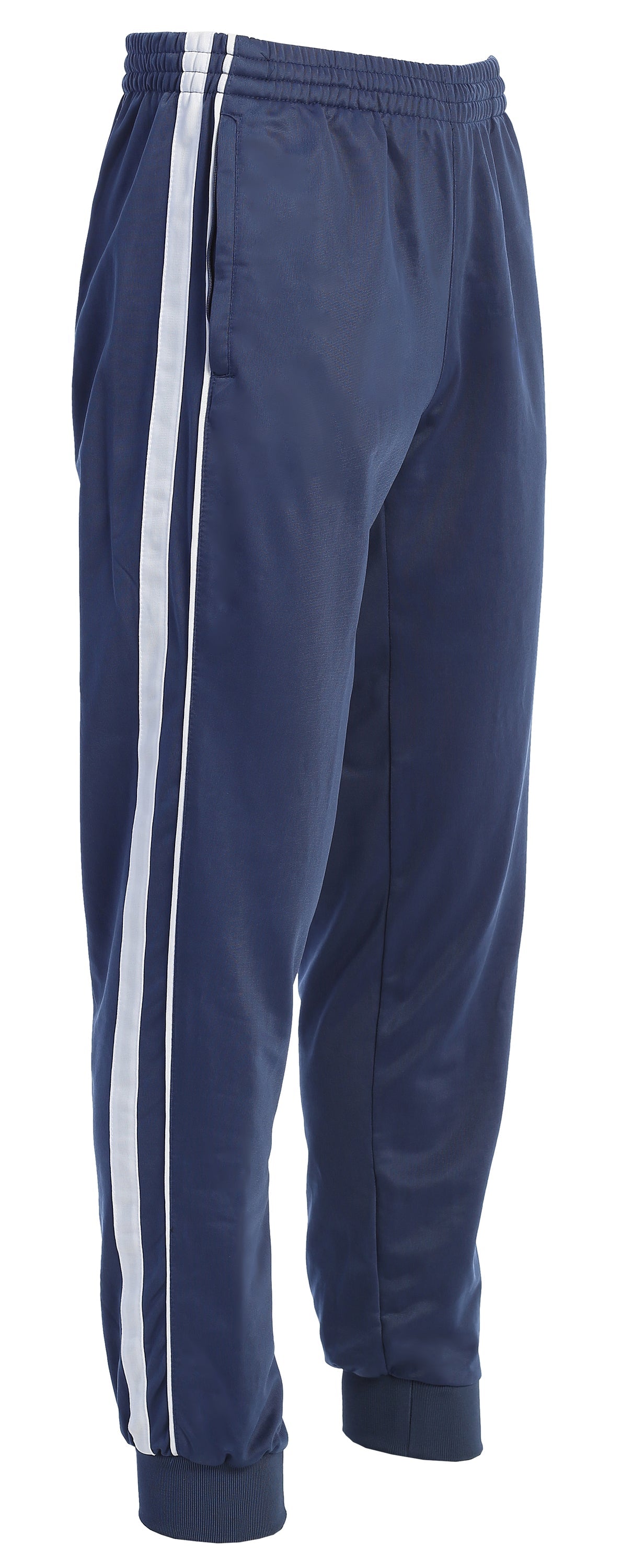 TP-962 MEN'S ATHLETIC TRACK PANTS WITH RIBBED CUFF LEG