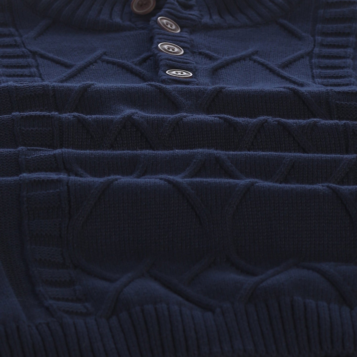 AF-1206 Men's Button Down Collar Pullover