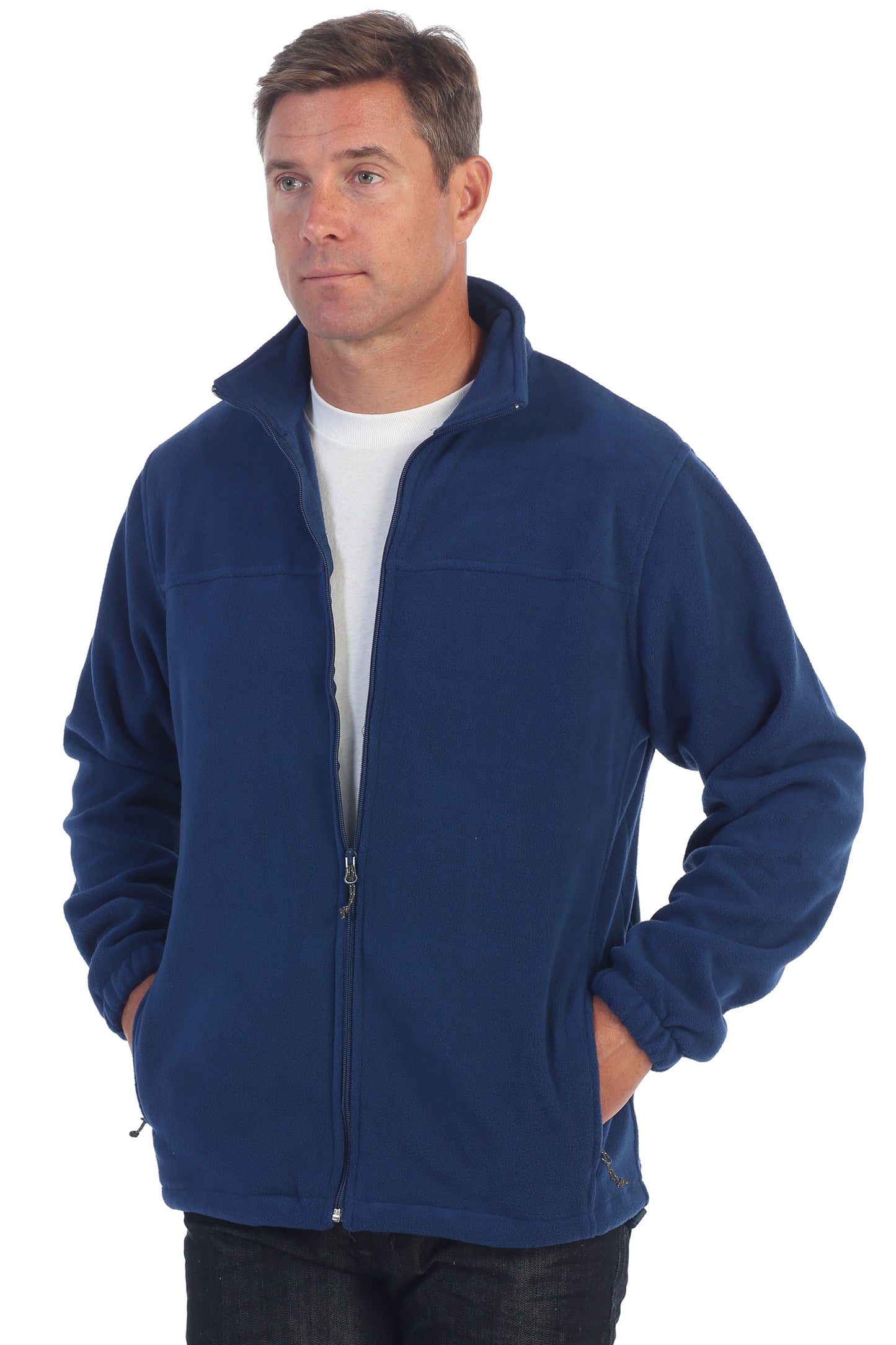 Men's Full Zip Polar Fleece Jacket
