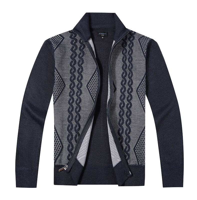 SW-818 FULL ZIP CARDIGAN SWEATER - 4 COLORS- SIZE 4-18