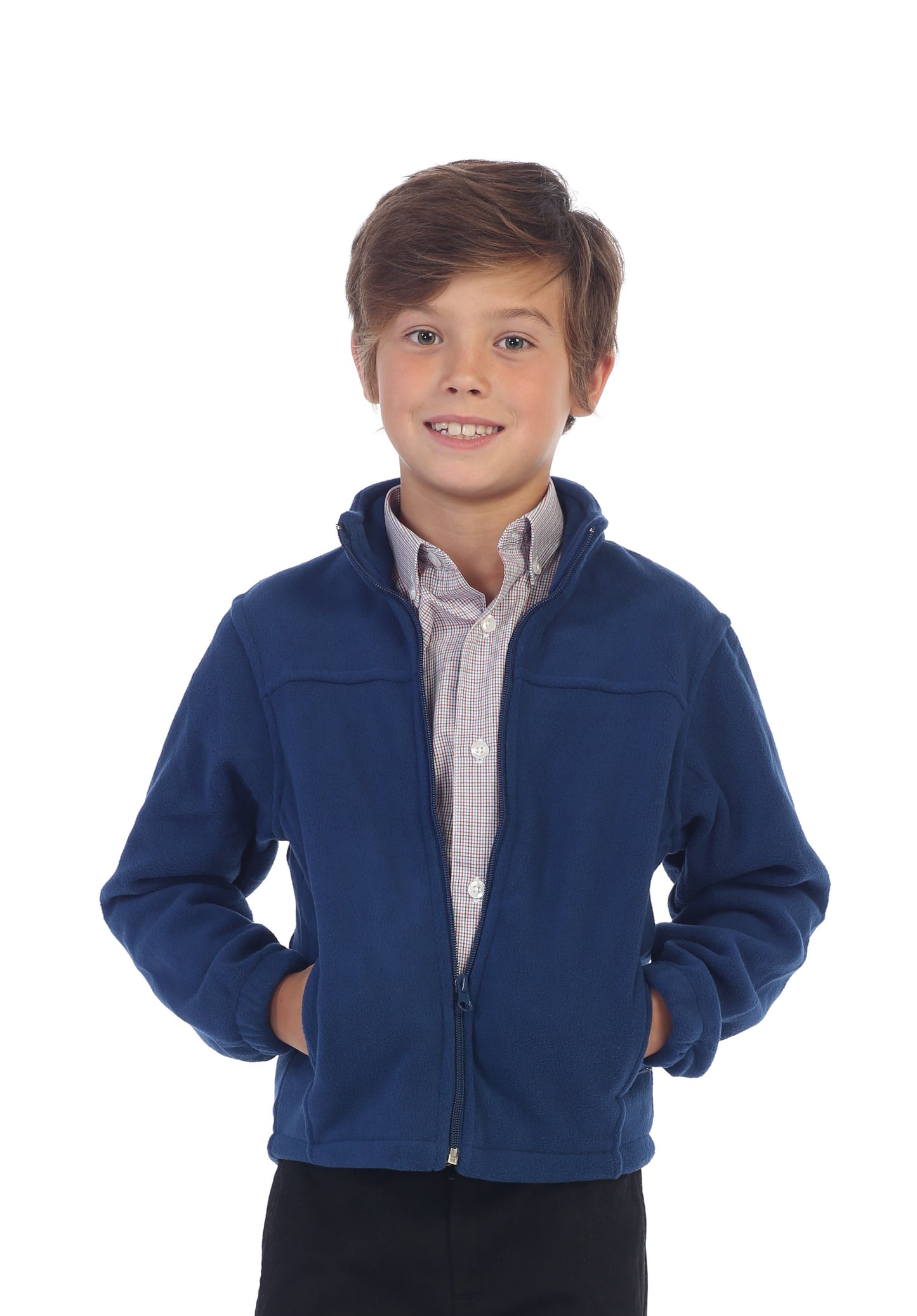 FS-801 Full Zip Polar Fleece Jacket - 10 Colors - Size 4-18