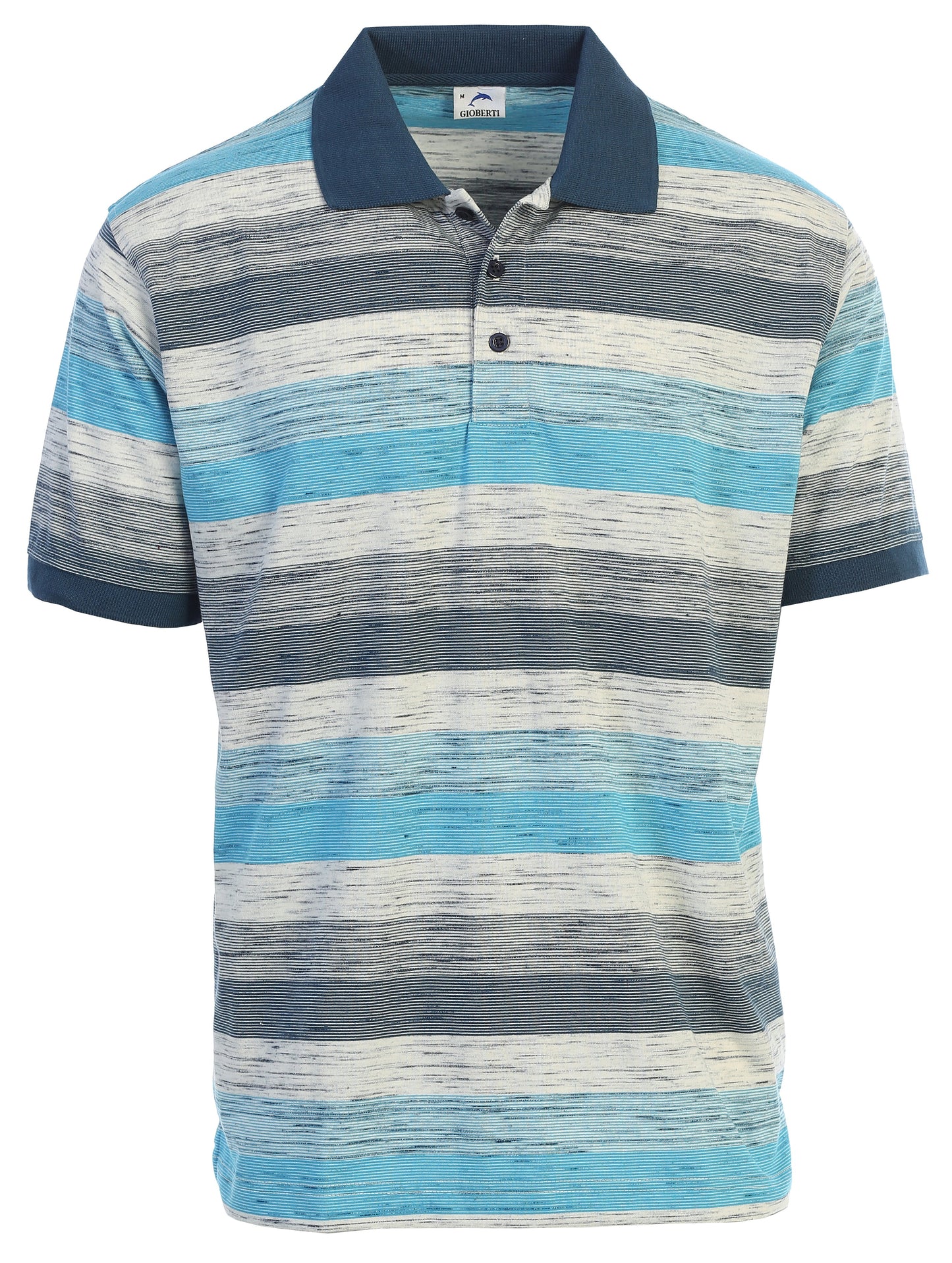 PS-943 Men's Striped Polo Shirt