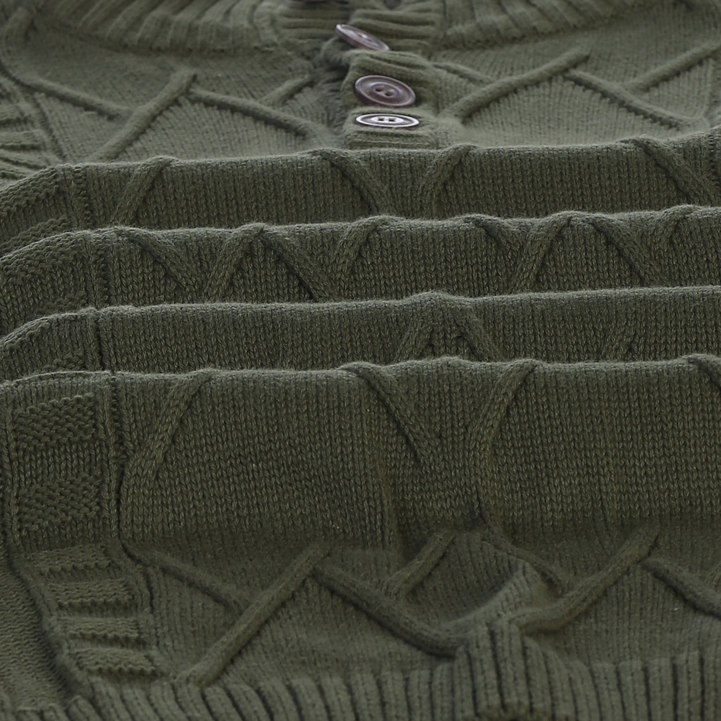 AF-1206 Men's Button Down Collar Pullover