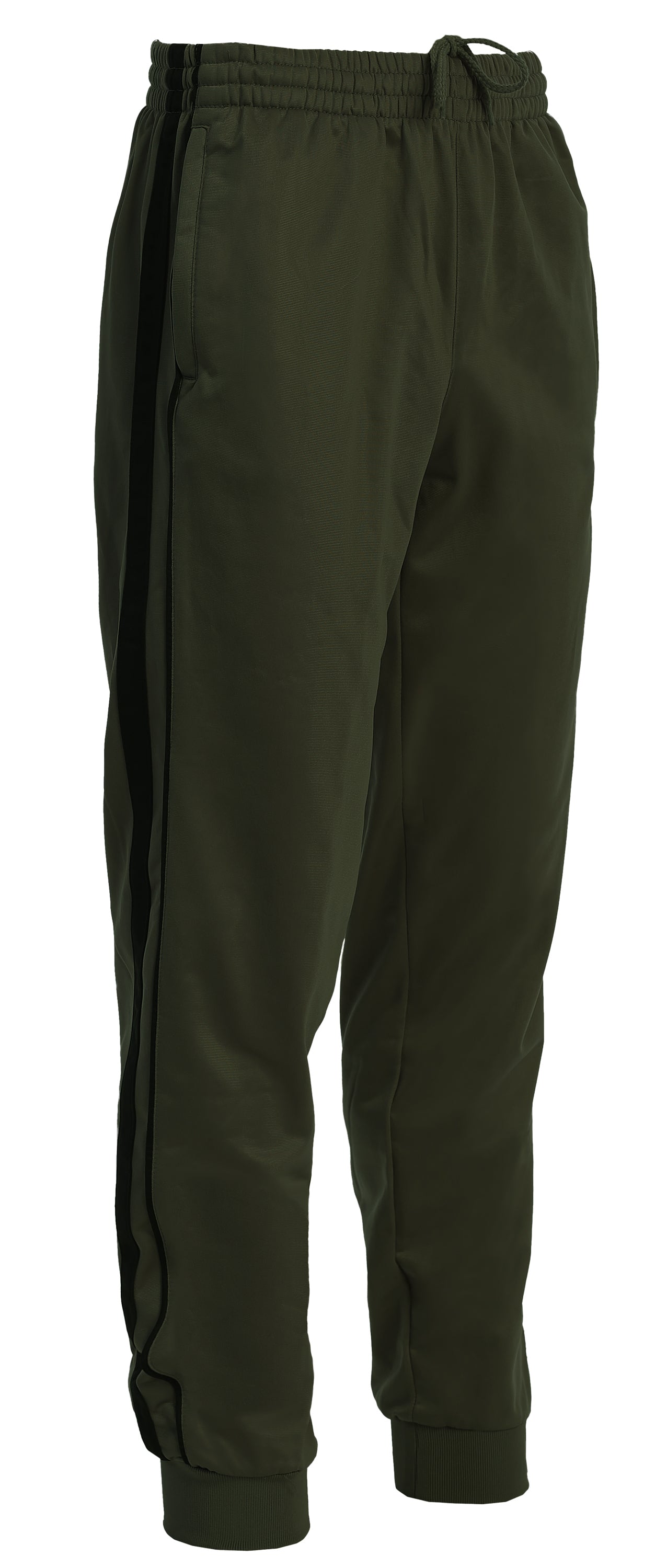 TP-962 MEN'S ATHLETIC TRACK PANTS WITH RIBBED CUFF LEG