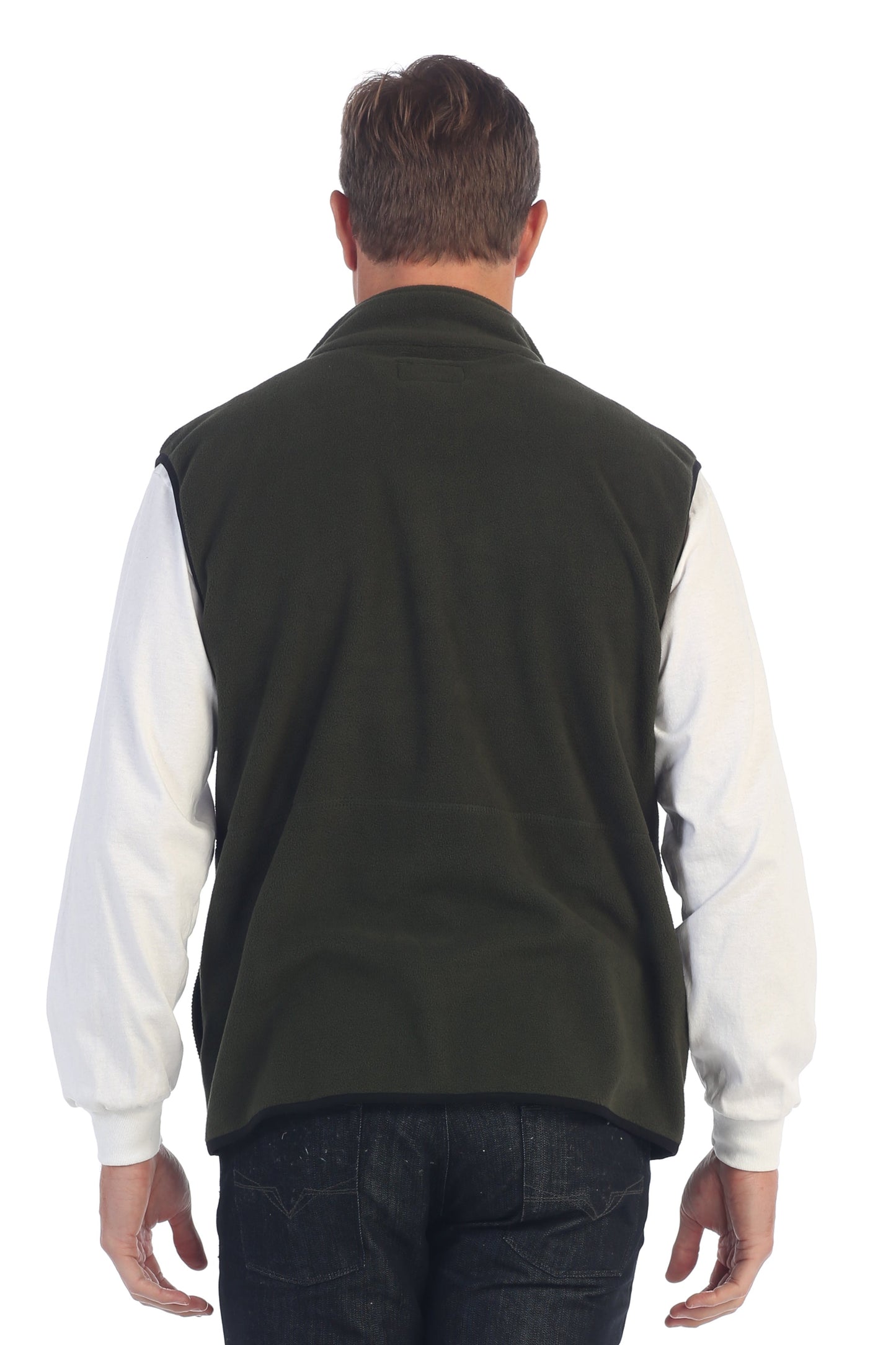 FV-903 Men's Full Zipper Polar Fleece Vest