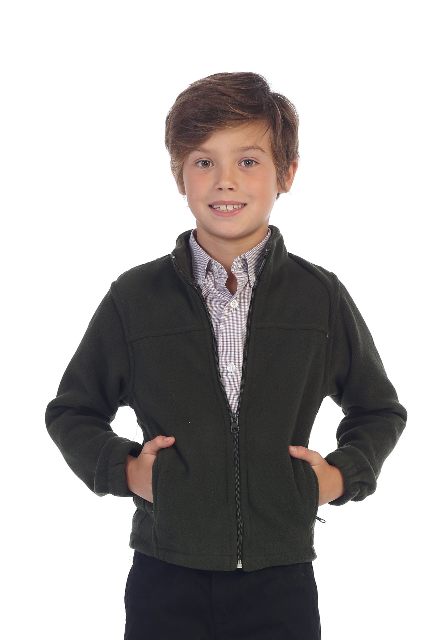 FS-801 Full Zip Polar Fleece Jacket - 10 Colors - Size 4-18