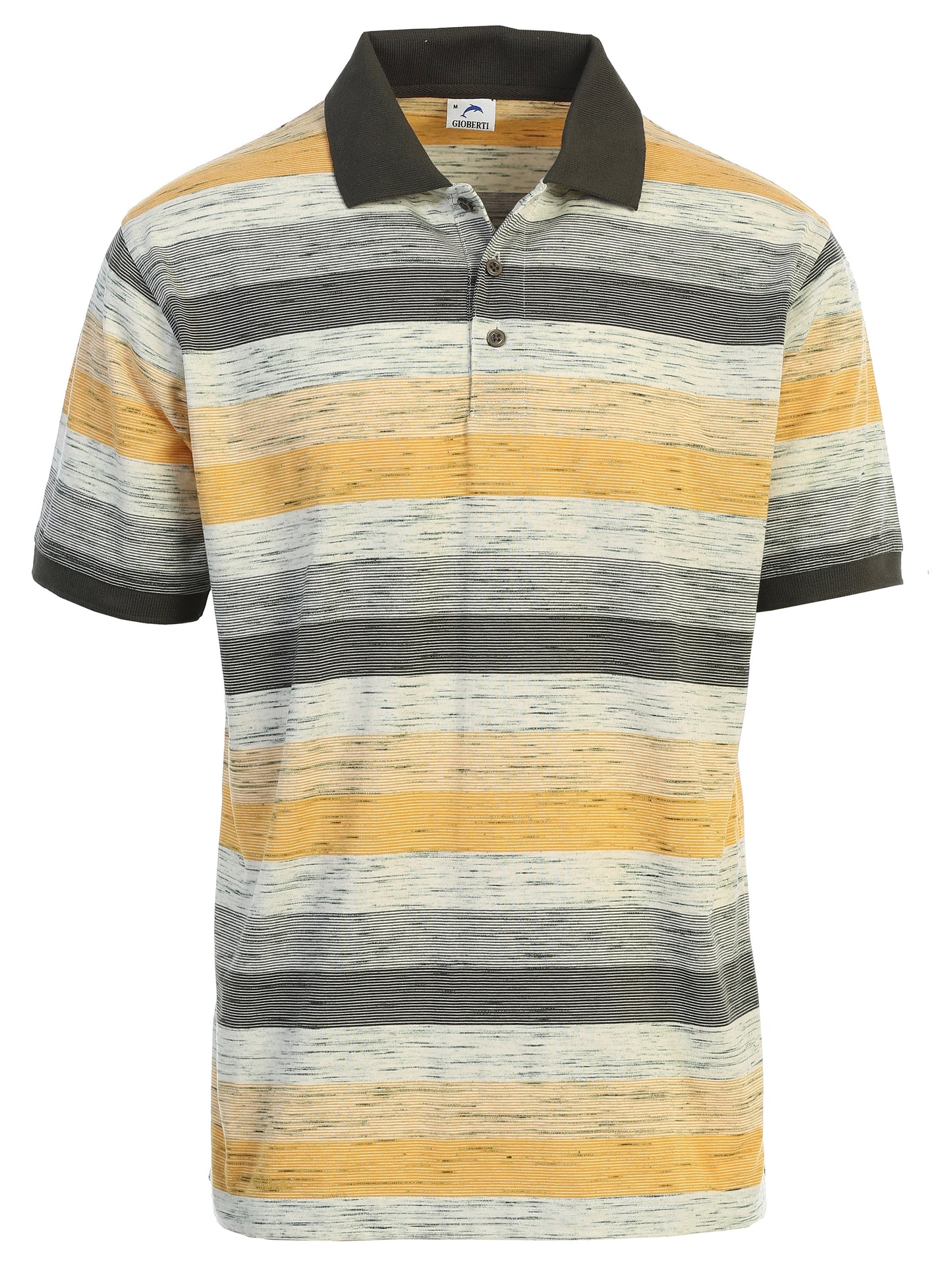 PS-943 Men's Striped Polo Shirt