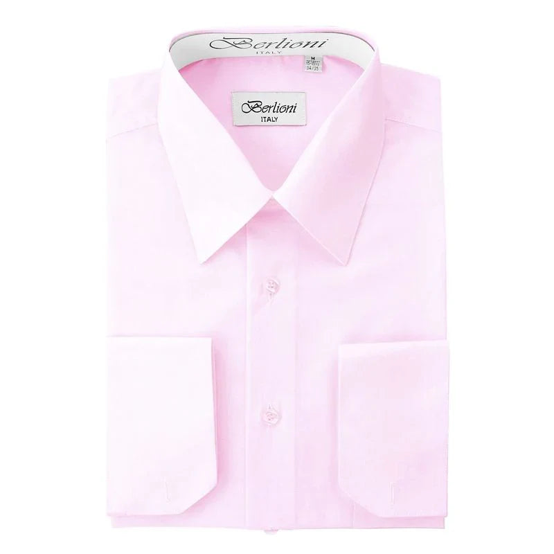 MEN'S SOLID FRENCH CONVERTIBLE SHIRT
