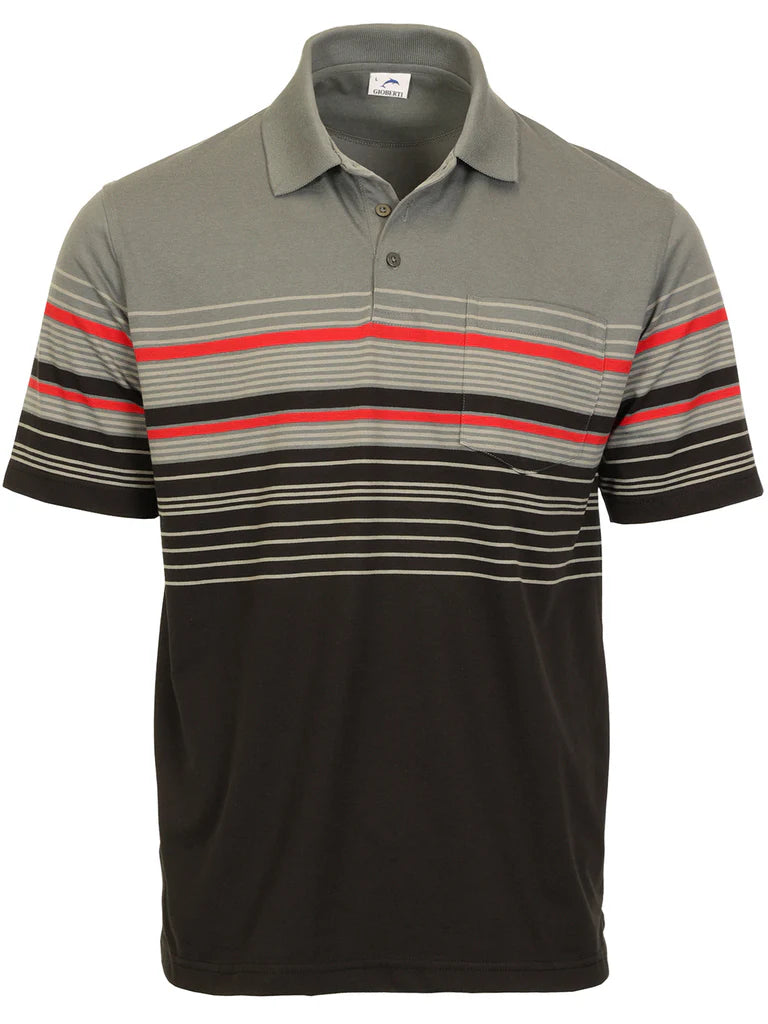 PS-931 Mens Striped Polo Shirt Part-A