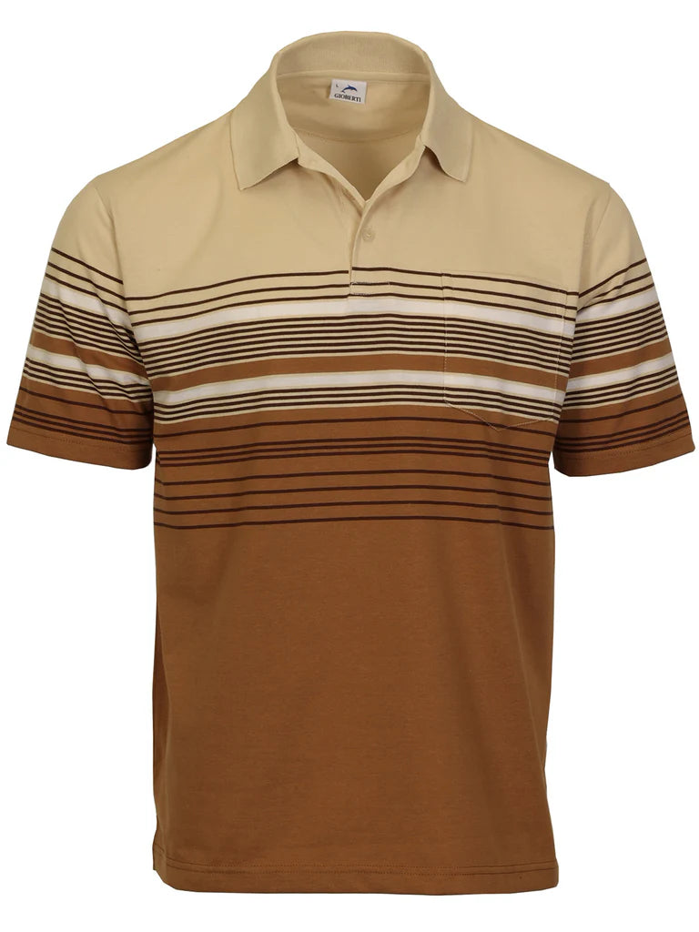PS-931 Mens Striped Polo Shirt Part-A