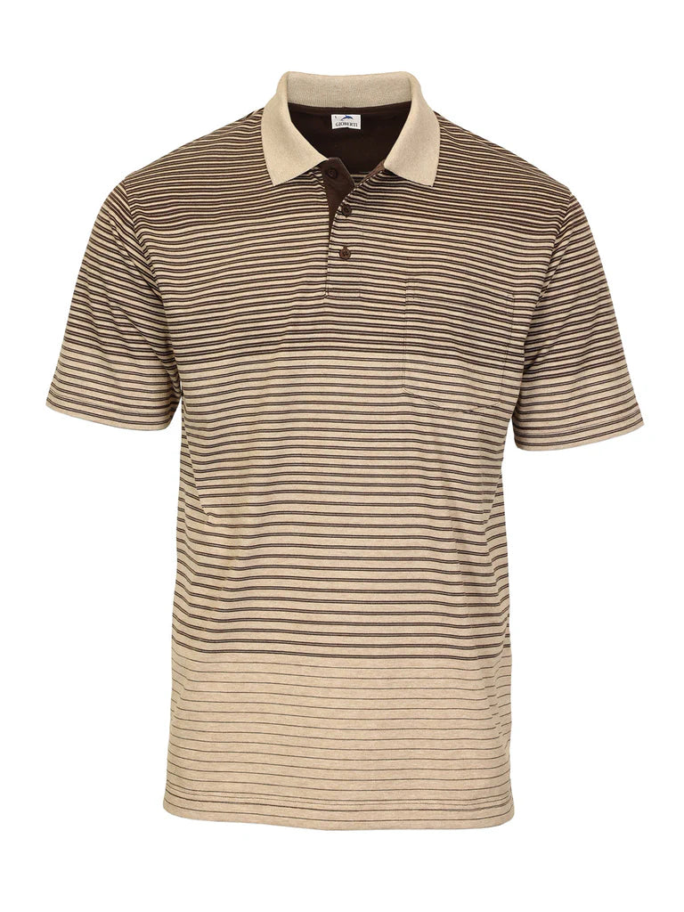 PS-945 Men's Pin Striped Polo Shirt