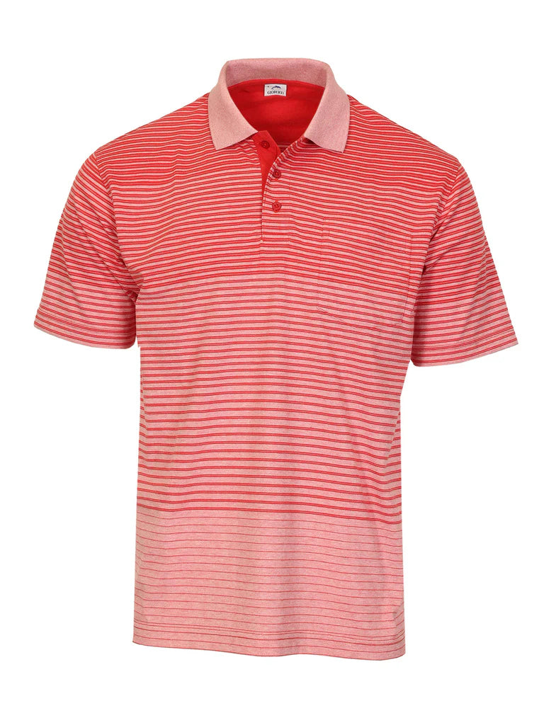 PS-945 Men's Pin Striped Polo Shirt