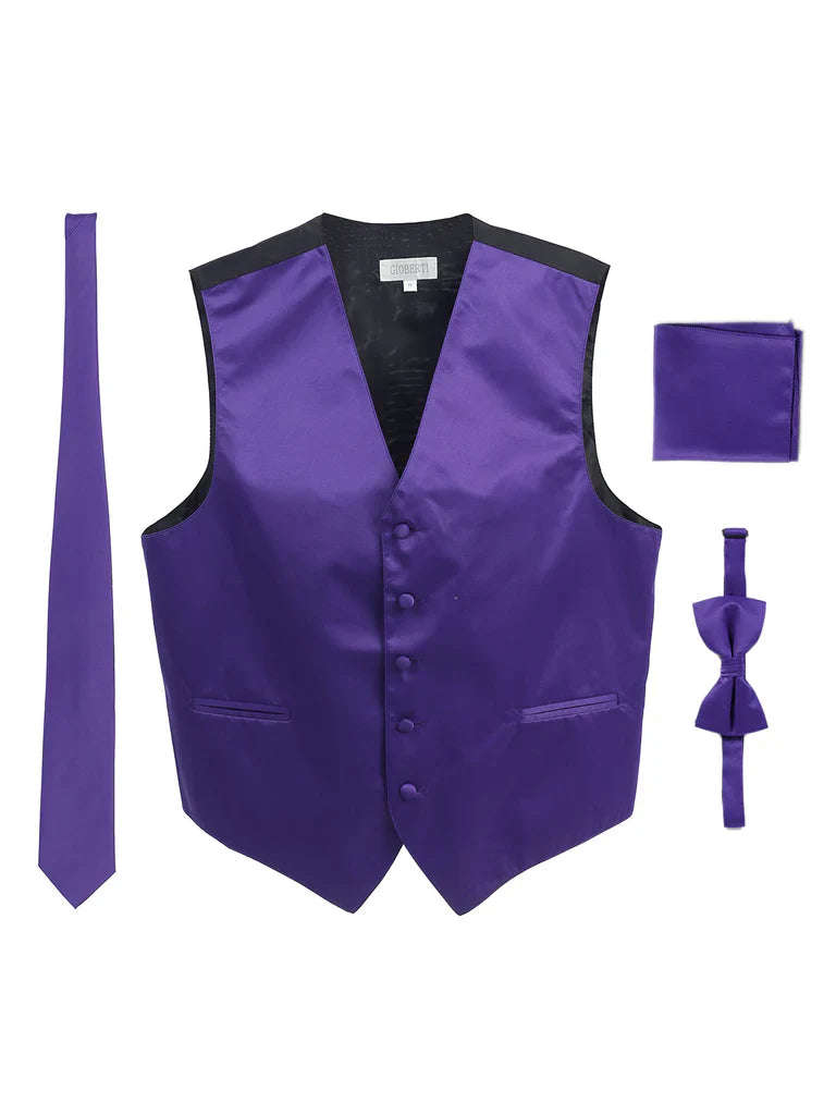 VSM4-MEN'S 4 PC VEST SET