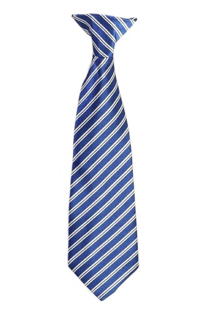 BOYS-STRIPED-CLIP-TIE-19 COLORS-SIZE S (2-4) - M (5-7) - L (8-18)