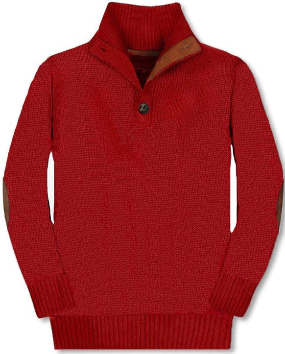 SW-894 CARDIGAN COLLAR KNITTED SWEATER - 7 COLORS - SIZE 2-18