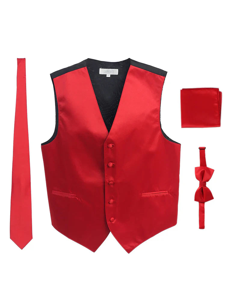 VSM4-MEN'S 4 PC VEST SET