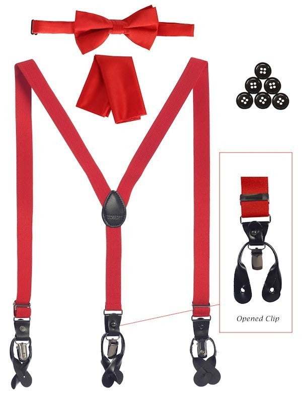 SUSK3 Y-back style Convertible Suspender - 7 COLORS - SIZE 8-18