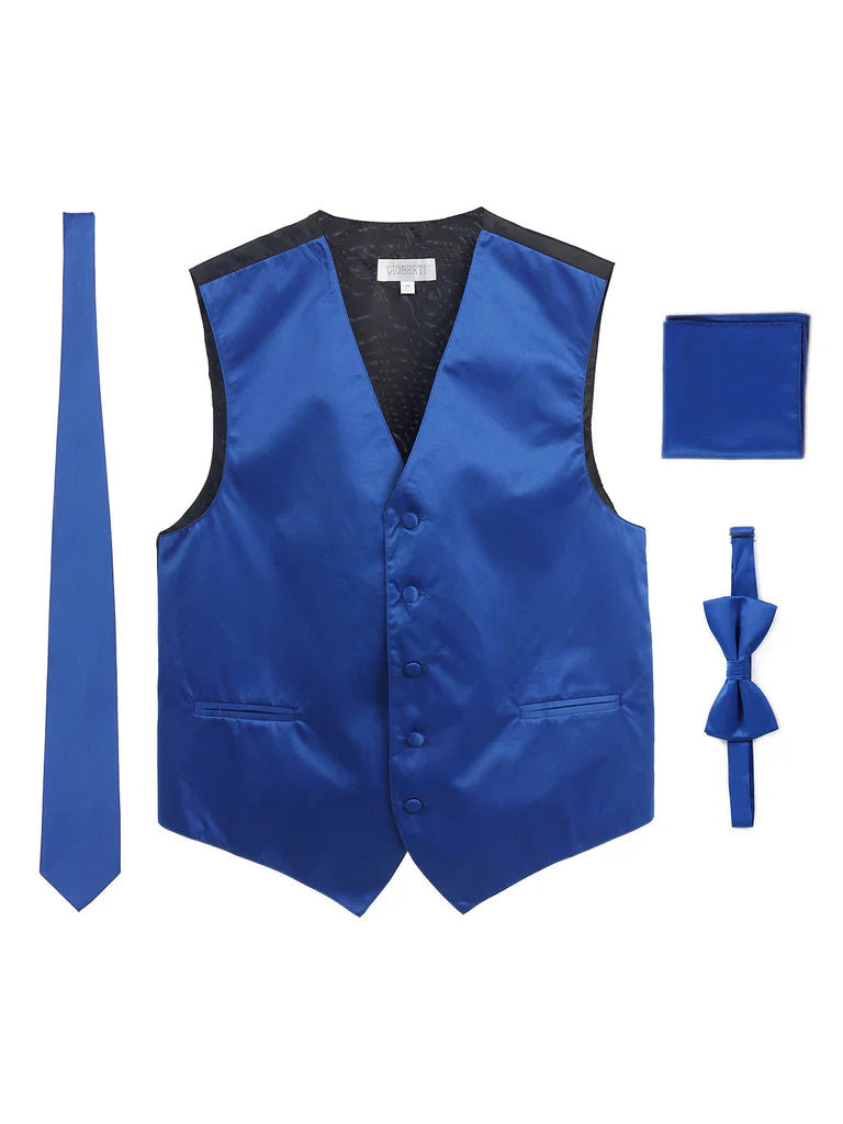 VSM4-MEN'S 4 PC VEST SET
