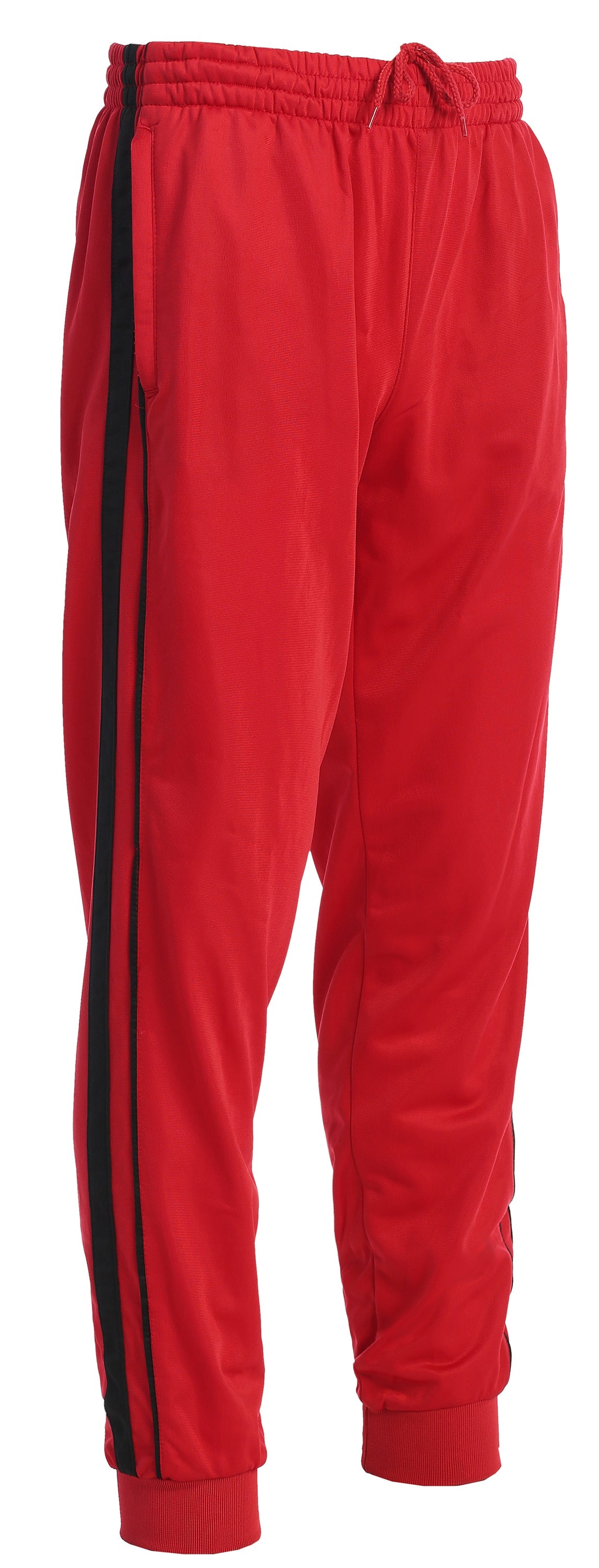 TP-962 MEN'S ATHLETIC TRACK PANTS WITH RIBBED CUFF LEG