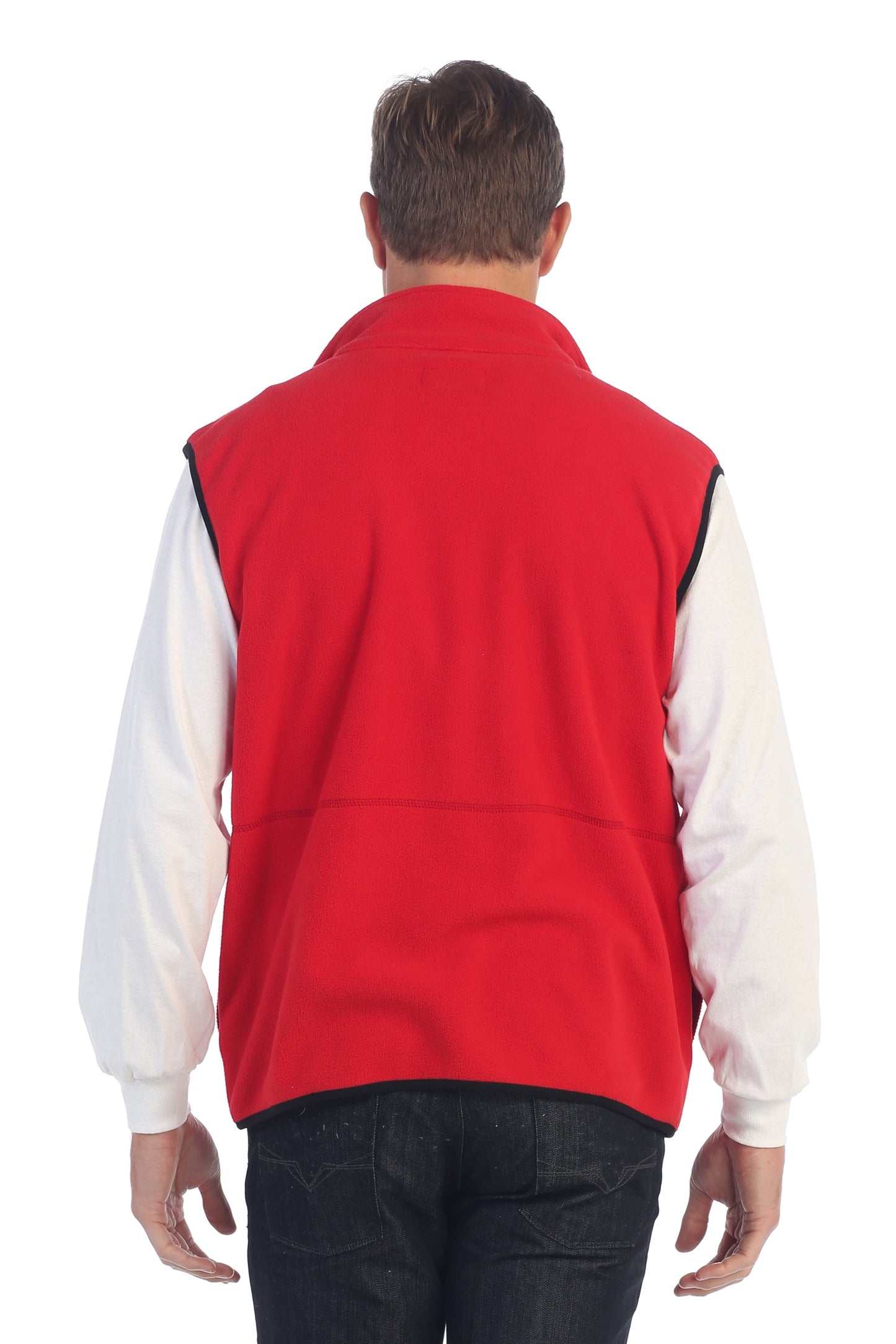 FV-903 Men's Full Zipper Polar Fleece Vest