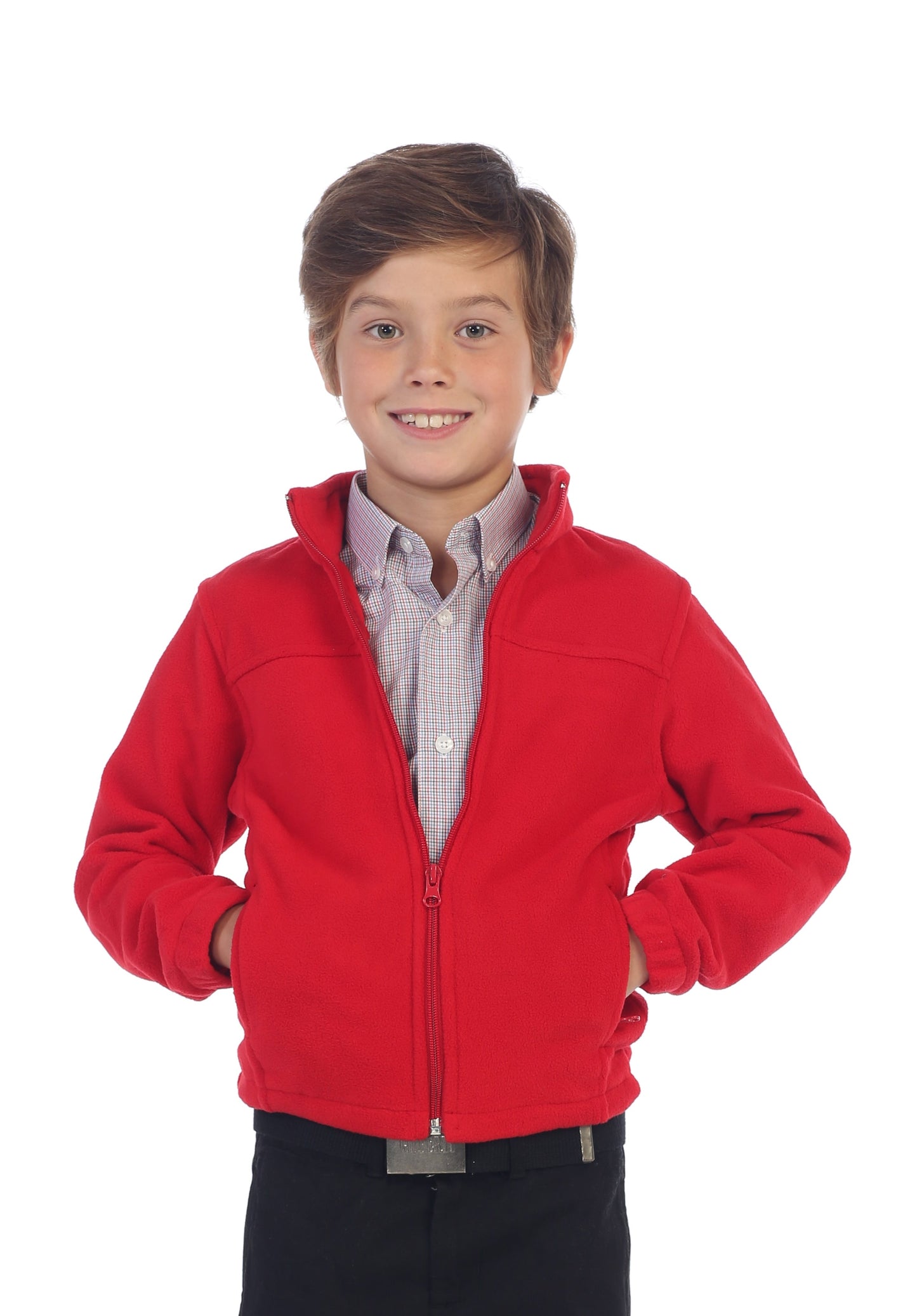 FS-801 Full Zip Polar Fleece Jacket - 10 Colors - Size 4-18