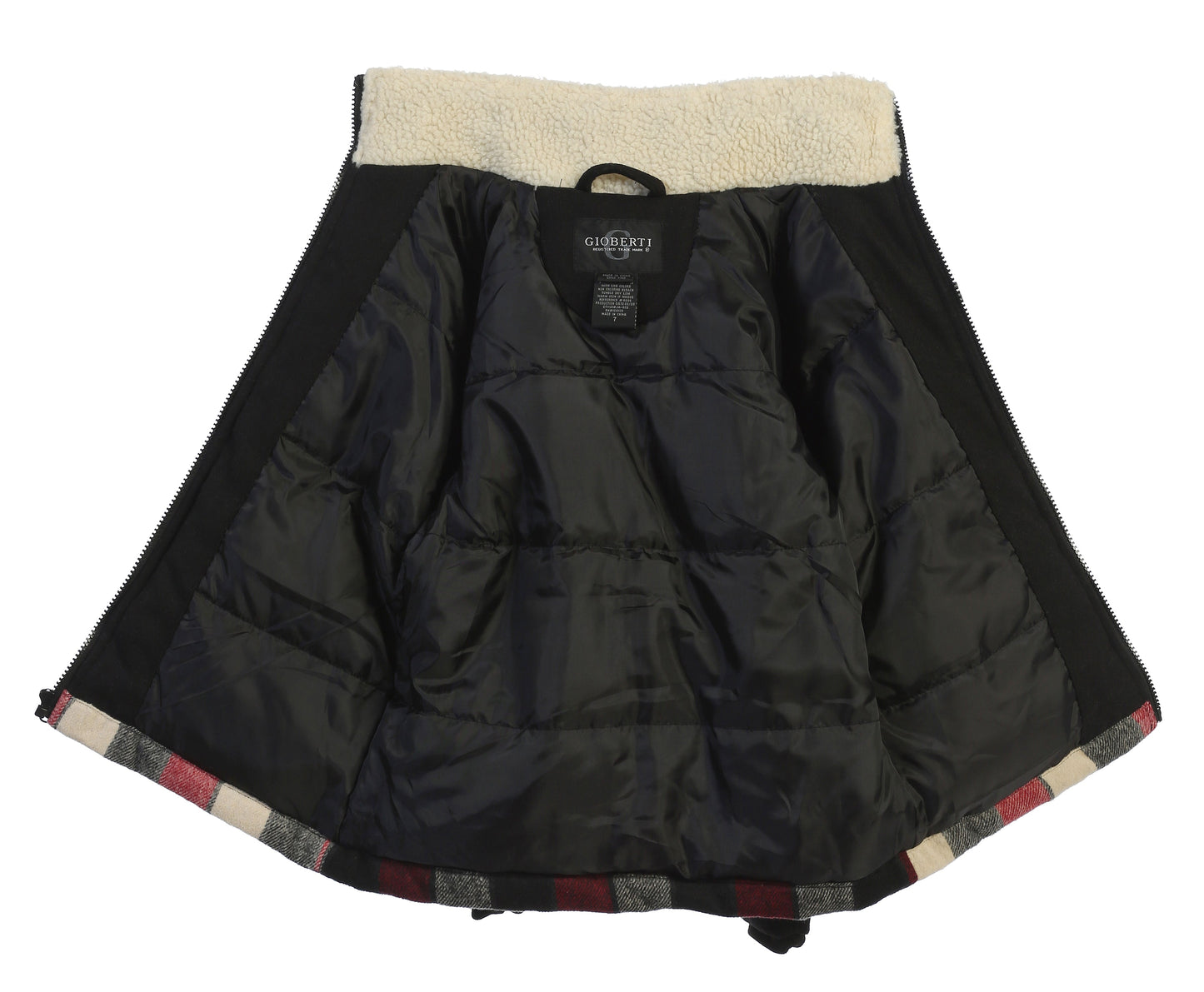 JA-802 Wool-Like Plaid Jacket - 3 COLORS - SIZE 4-18