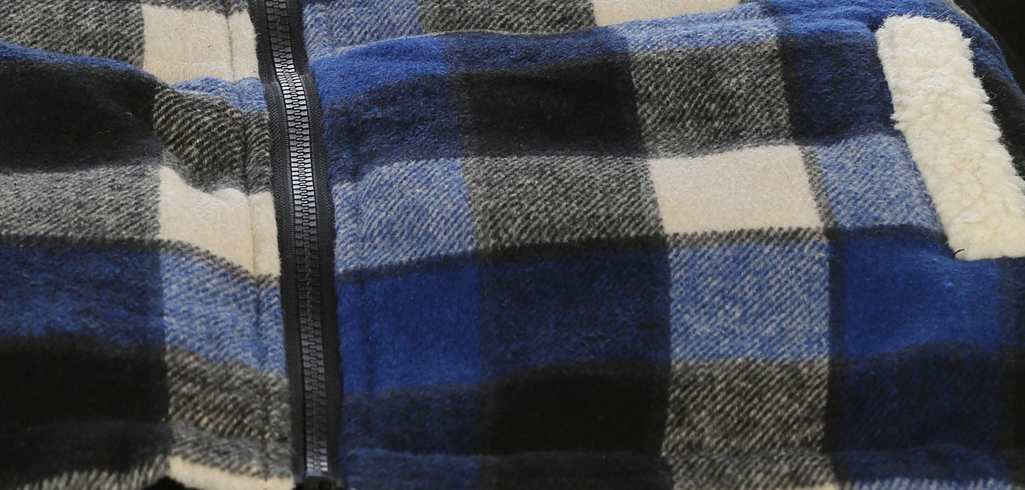 JA-802 Wool-Like Plaid Jacket - 3 COLORS - SIZE 4-18