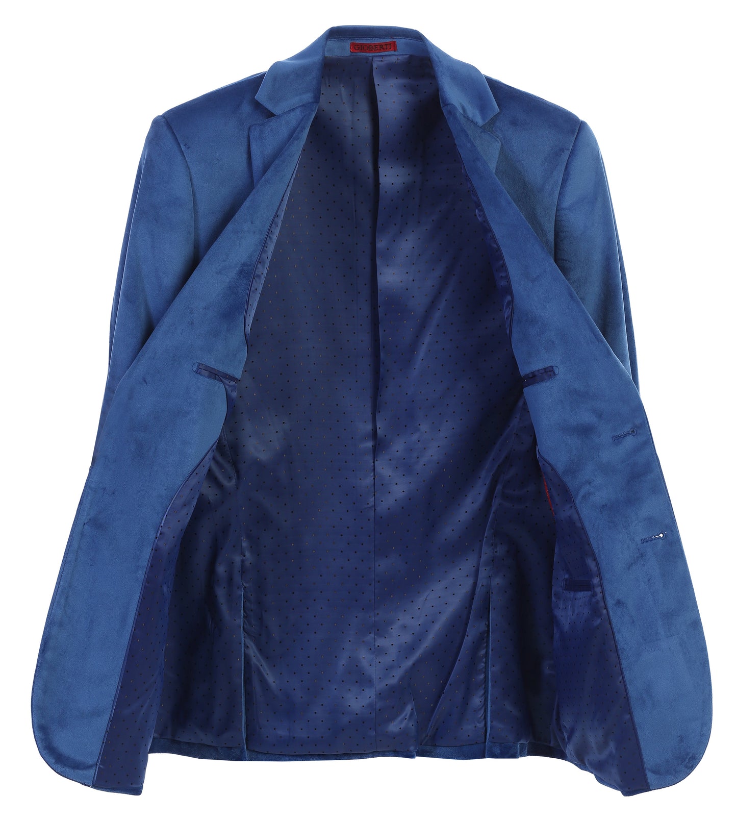 BLZ-98-VELVET - 4 COLORS - SIZE SHORT 36S-42S - SIZE REGULAR 36R-44R - SOLID BUTTON