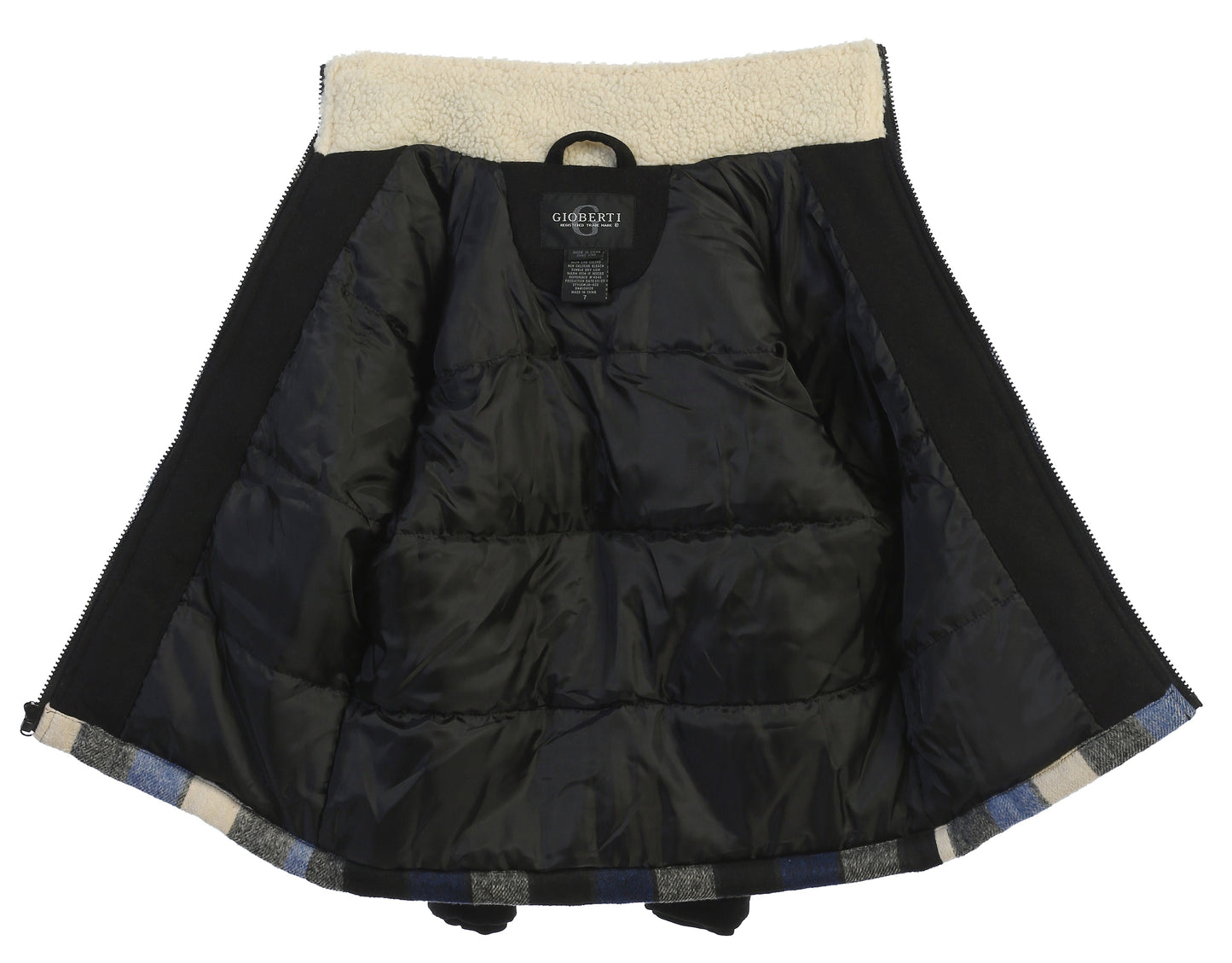 JA-802 Wool-Like Plaid Jacket - 3 COLORS - SIZE 4-18