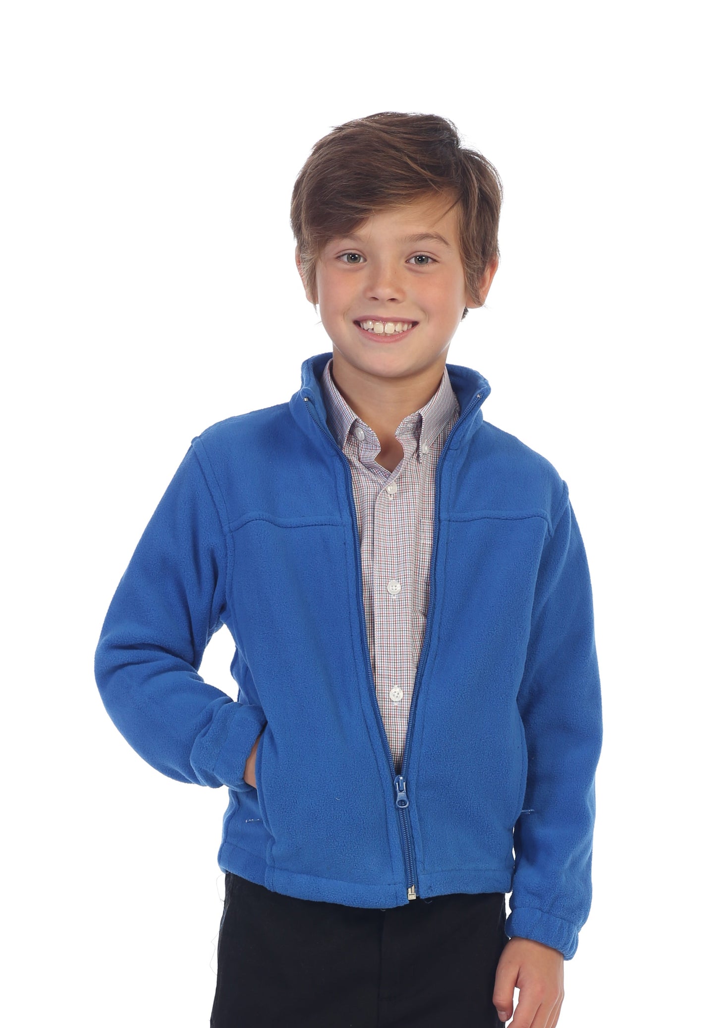 FS-801 Full Zip Polar Fleece Jacket - 10 Colors - Size 4-18