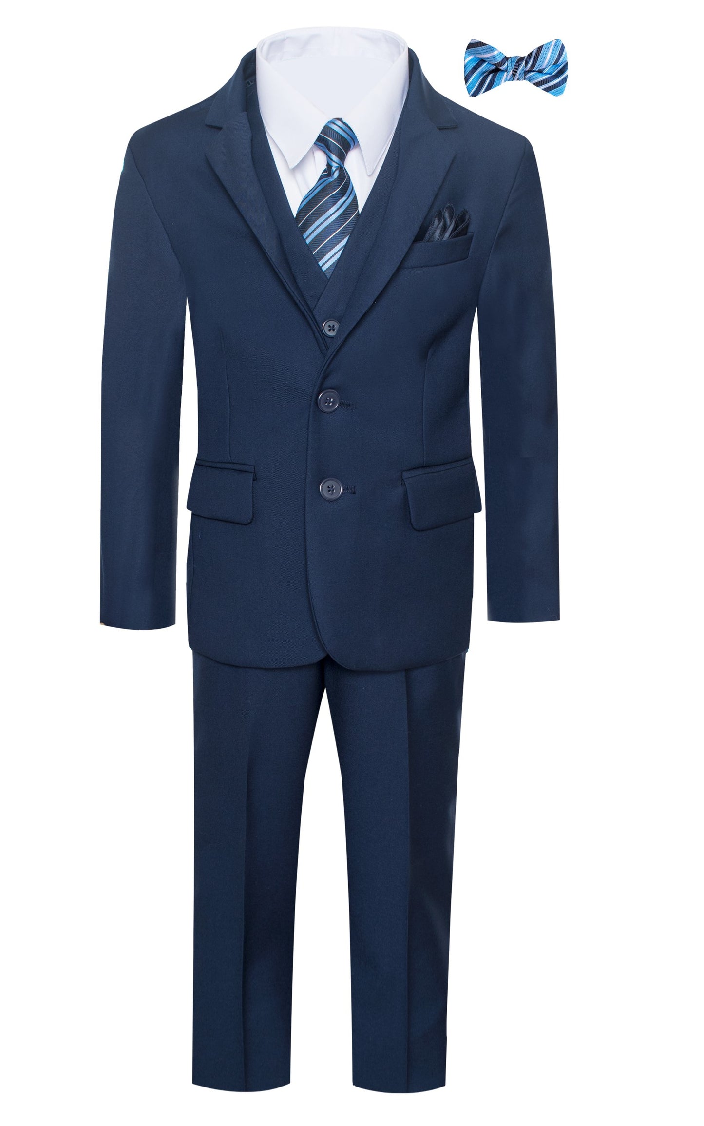 ST-13 Boys formal Navy suit Slim Fit (7 pcs)