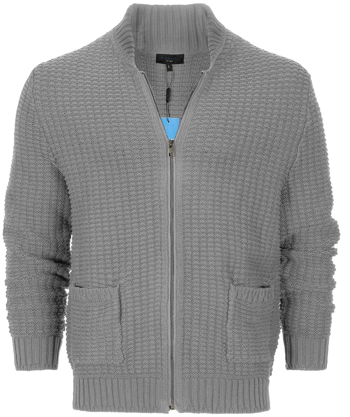 AF-1207 MEN'S MILANO RIB KNITTED SWEATER