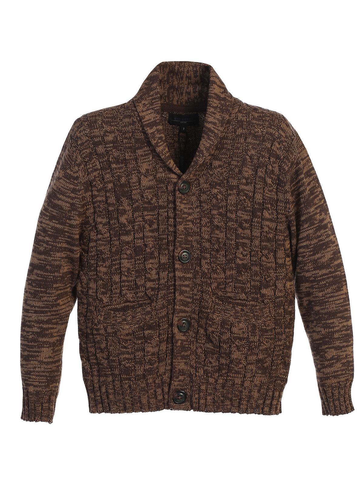 SW-1 CARDIGAN KNITTED SHAWL COLLAR CARDIGAN SWEATER - 3 COLORS - SIZE 2-18