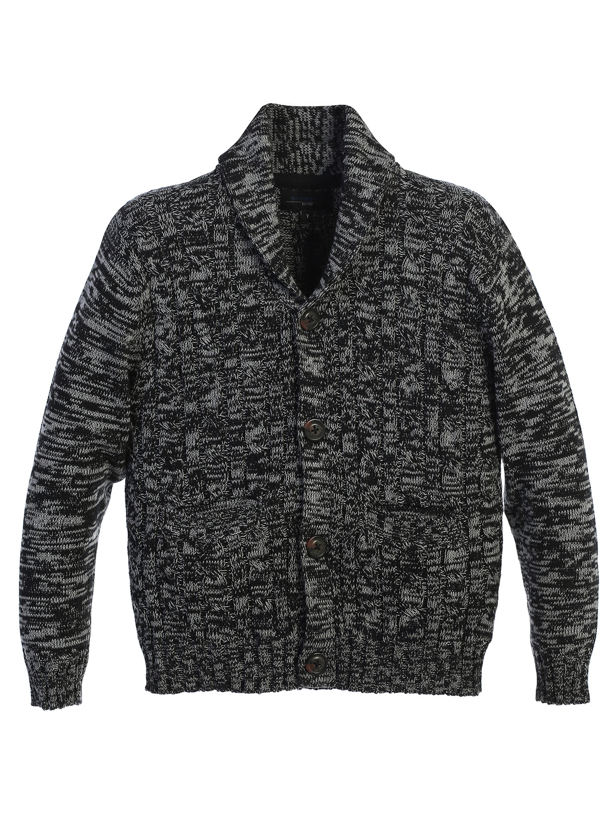SW-1 CARDIGAN KNITTED SHAWL COLLAR CARDIGAN SWEATER - 3 COLORS - SIZE 2-18