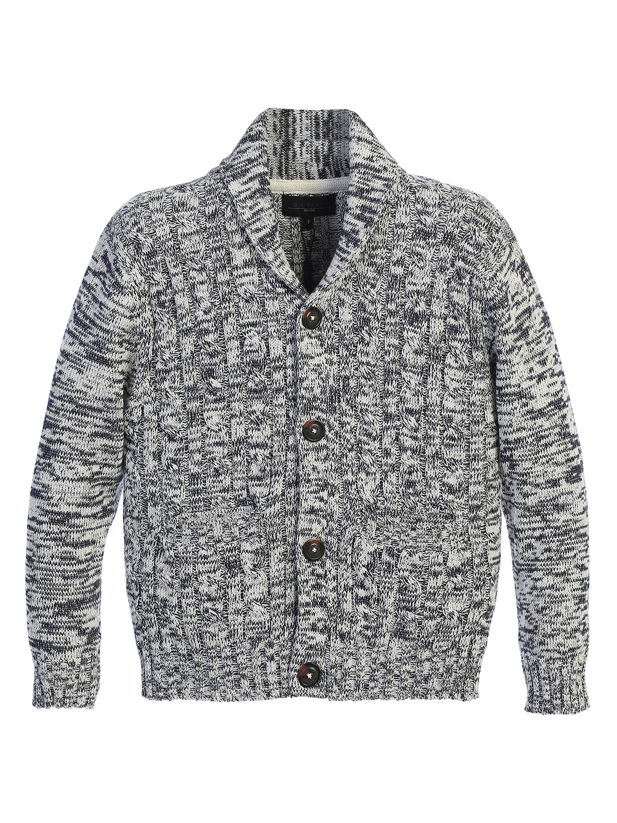 SW-1 CARDIGAN KNITTED SHAWL COLLAR CARDIGAN SWEATER - 3 COLORS - SIZE 2-18