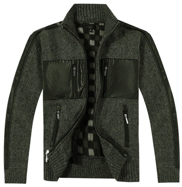 SW-814 FULL ZIP CARDIGAN SWEATER - 4 COLORS - SIZE 4-18